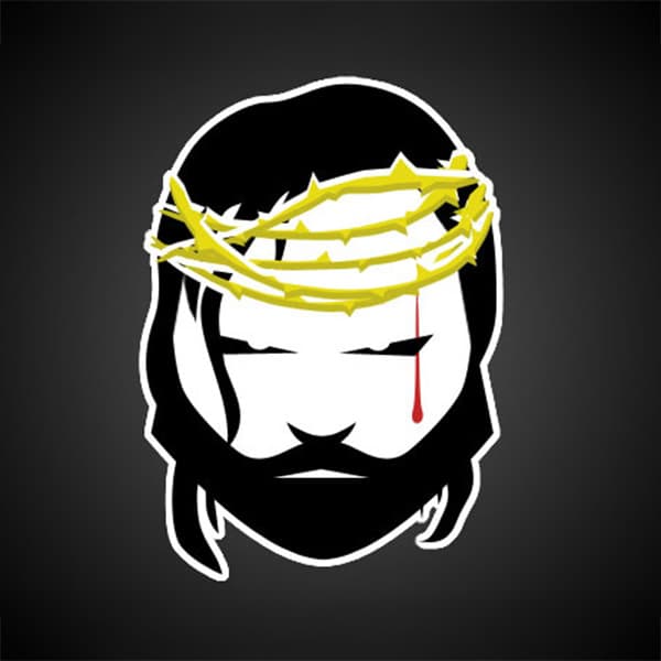 Lawrence Football Jesus logo